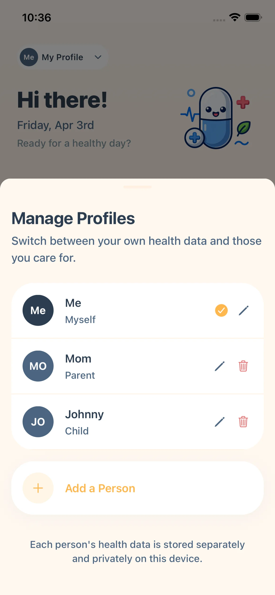 Doso medication schedule editor