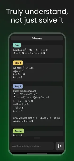 Solvee step-by-step math solution